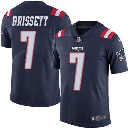 Nike Men & Women & Youth Patriots 7 Jacoby Brissett Navy Blue Color Rush Limited Jersey,We sell and wholesale Nike Men & Women & Youth Patriots 7 Jacoby Brissett Navy Blue Color Rush Limited Jersey on line form chian!